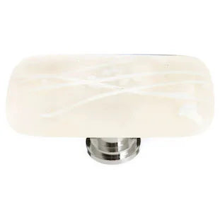 Cirrus Vanilla & White Mardi Gras Long Knob with Base LK-500