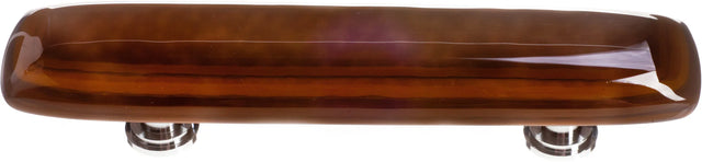 Stratum Woodland & Umber Pull with Polished Chrome Base P-102-PC