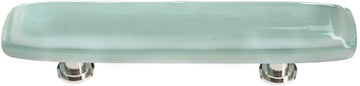 Stratum Spruce Green Pull with Polished Chrome Base P-103-PC