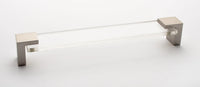 Affinity Clear Pull with Satin Nickel Base P-1200-8-SN
