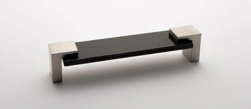 Affinity Black Pull with Satin Nickel Base P-1203-SN
