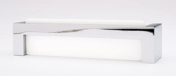 Skyline White Knob with Polished Chrome Base K-1801-PC
