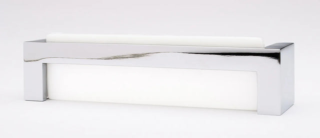Skyline White Knob with Polished Chrome Base K-1801-PC