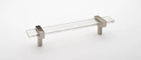 Adjustable 7'' Clear Pull with Satin Nickel Base P-1900-7-SN