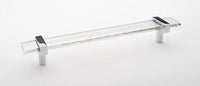 Adjustable 9'' Clear Pull with Polished Chrome Base P-1900-9-PC