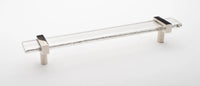 Adjustable 9'' Clear Pull with Polished Nickel Base P-1900-9-PN