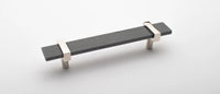Adjustable 7'' Slate Gray Pull with Polished Nickel Base P-1902-7-PN