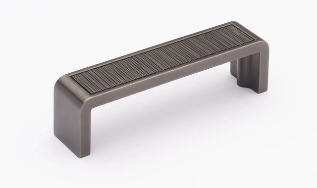 Brushed 4” Pull in Gunmetal P-2001-4-G
