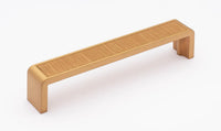 Brushed 6” Pull in Satin Brass P-2001-6-SB