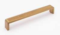 Brushed 8” Pull in Satin Brass P-2001-8-SB