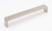 Brushed 8” Pull in Satin Nickel P-2001-8-SN