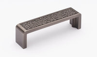 Hammered 4” Pull in Gunmetal P-2002-4-G