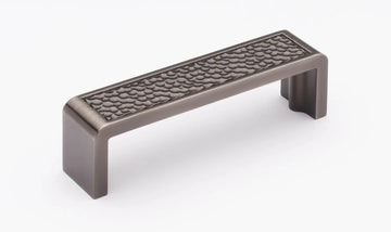 Hammered 4” Pull in Gunmetal P-2002-4-G