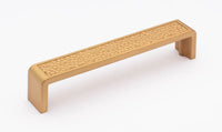 Hammered 6” Pull in Satin Brass P-2002-6-SB