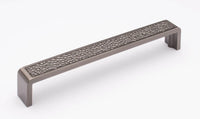 Hammered 8” Pull in Gunmetal P-2002-8-G