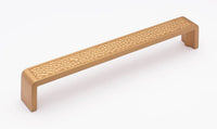 Hammered 8” Pull in Satin Brass P-2002-8-SB
