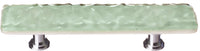 Glacier Spruce Green Pull with Polished Chrome Base P-201-PC