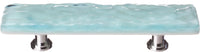 Glacier Light Aqua Pull with Polished Chrome Base P-208-PC