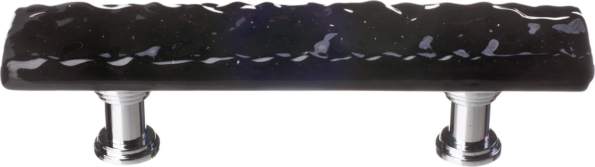 Glacier Black Pull with Polished Chrome Base P-213-PC