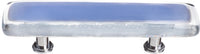 Reflective Sky Blue Pull with Polished Chrome Base P-704-PC