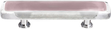 Reflective Purple Pull with Polished Chrome Base P-718-PC