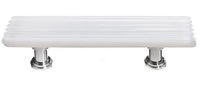 Texture Reed White Knob with Base P-800