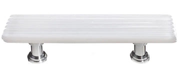 Texture Reed White Knob with Base P-800