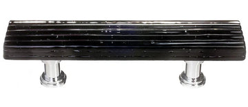 Texture Reed Black Pull with Base P-802