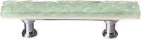 Skinny Glacier Spruce Green Pull with Polished Chrome Base SP-201-PC