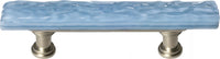 Skinny Glacier Powder Blue Pull with Satin Nickel Base SP-215-SN