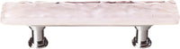 Skinny Glacier Rose Pull with Polished Chrome Base SP-228-PC