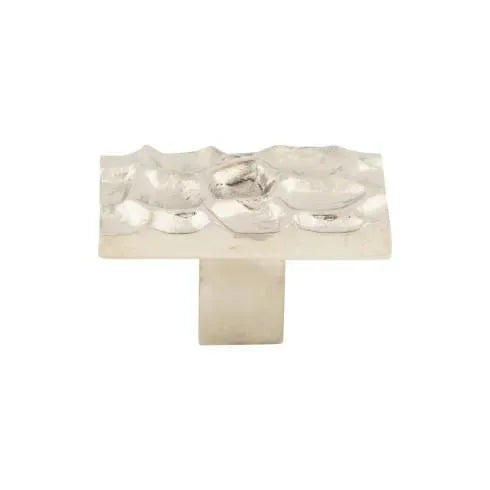 Cobblestone Rectangle Knob 1 7/8'' TK303PN Polished Nickel