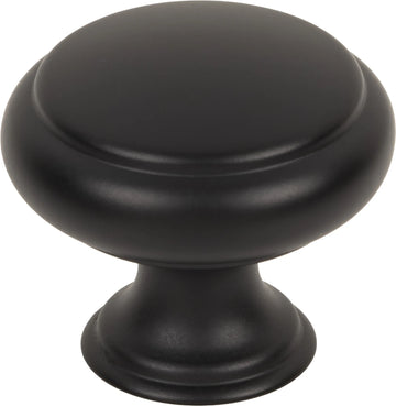 Pemberton Bayridge Knob 1 1/4'' Flat Black TK3430BLK