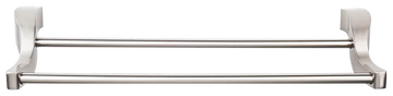 Aqua Bath Towel Bar 18 Inch Double in Brushed Satin Nickel AQ7BSN