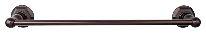 Edwardian Bath 30'' Single Towel Bar - Hex Backplate ED10ORBB Oil Rubbed Bronze