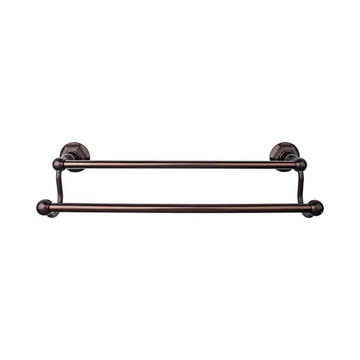 Edwardian Bath 30'' Double Towel Bar - Hex Backplate ED11ORBB Oil Rubbed Bronze