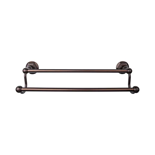 Edwardian Bath 30'' Double Towel Bar - Hex Backplate ED11ORBB Oil Rubbed Bronze