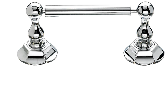 Edwardian Bath Tissue Holder - Hex Backplate ED3PCB Polished Chrome