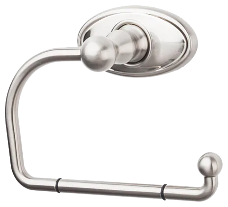 Edwardian Bath Tissue Hook - Oval Backplate ED4BSNC Brushed Satin Nickel