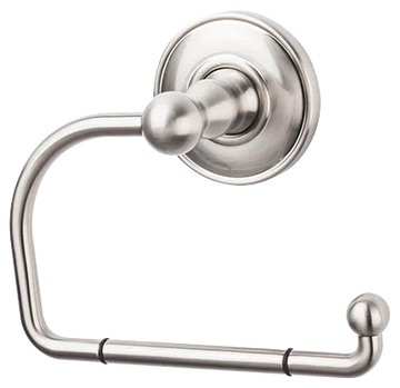 Edwardian Bath Tissue Hook - Plain Backplate ED4BSND Brushed Satin Nickel