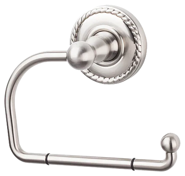 Edwardian Bath Tissue Hook - Rope Backplate ED4BSNF Brushed Satin Nickel