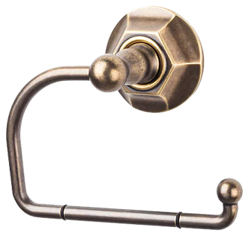 Edwardian Bath Tissue Hook - Hex Backplate ED4GBZB German Bronze