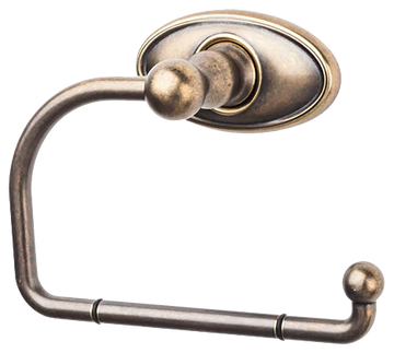 Edwardian Bath Tissue Hook - Oval Backplate ED4GBZC German Bronze