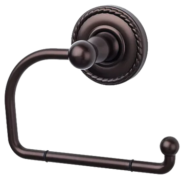Edwardian Bath Tissue Hook - Rope Backplate ED4ORBF Oil Rubbed Bronze