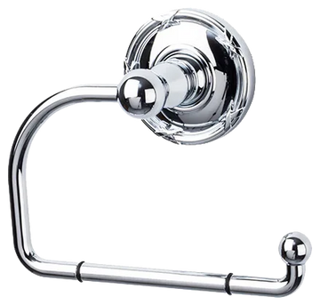 Edwardian Bath Tissue Hook - Ribbon Backplate ED4PCE Polished Chrome