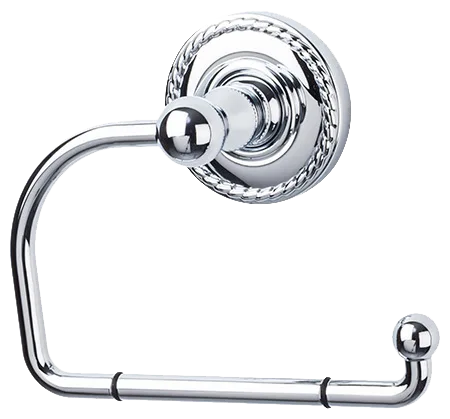 Edwardian Bath Tissue Hook - Rope Backplate ED4PCF Polished Chrome