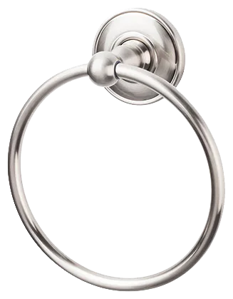 Edwardian Bath Ring - Plain Backplate ED5BSND Brushed Satin Nickel