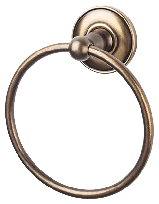 Edwardian Bath Ring - Plain Backplate ED5GBZD German Bronze