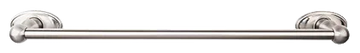 Edwardian Bath 18'' Single Towel Bar - Oval Backplate ED6BSNC Brushed Satin Nickel