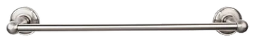 Edwardian Bath 18'' Single Towel Bar - Plain Backplate ED6BSND Brushed Satin Nickel